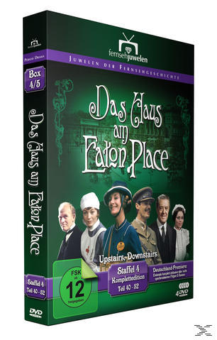 DVD-Box mit Schauspielern. Grünes Cover. Titel: Das Haus am Eaton Place.