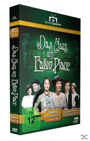 DVD-Box-Set: Das Haus am Eaton Place, mit Schauspielern und Serieninformationen.