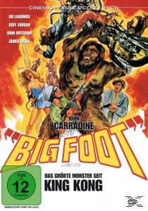 Filmposter eines Monsterfilms mit dem Text 'Big Foot'.