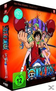 DVD-Box-Art mit Zeichentrickfiguren auf rotem Hintergrund und Text in mehreren Sprachen.