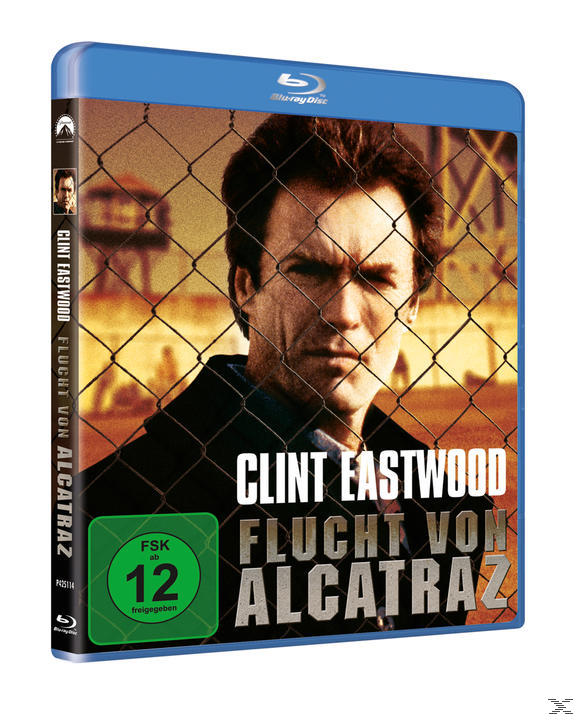 Blu-ray-Cover: Clint Eastwood vor einem Maschendrahtzaun. Filmtitel auf Deutsch.