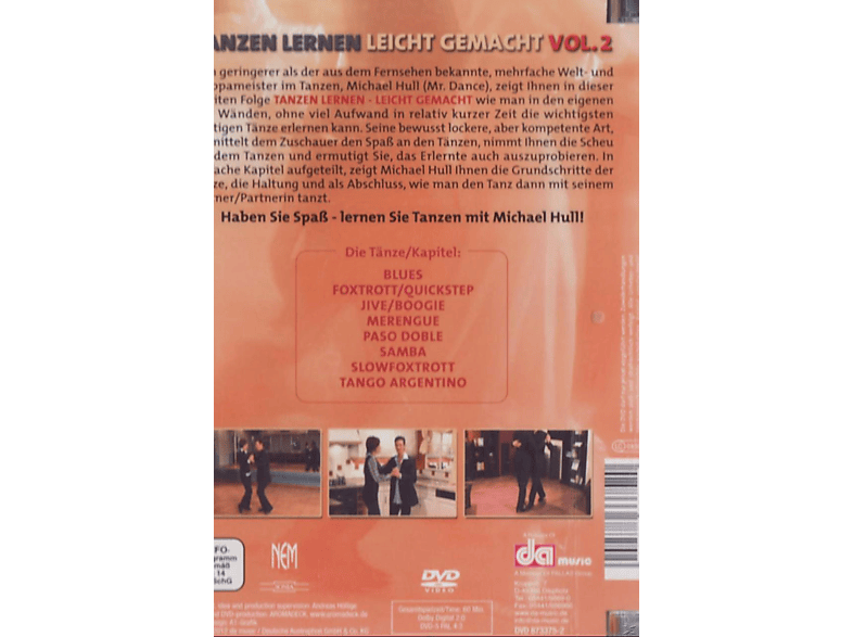 Thumbnail - Tanzen lernen - leicht gemacht Vol. 2 DVD