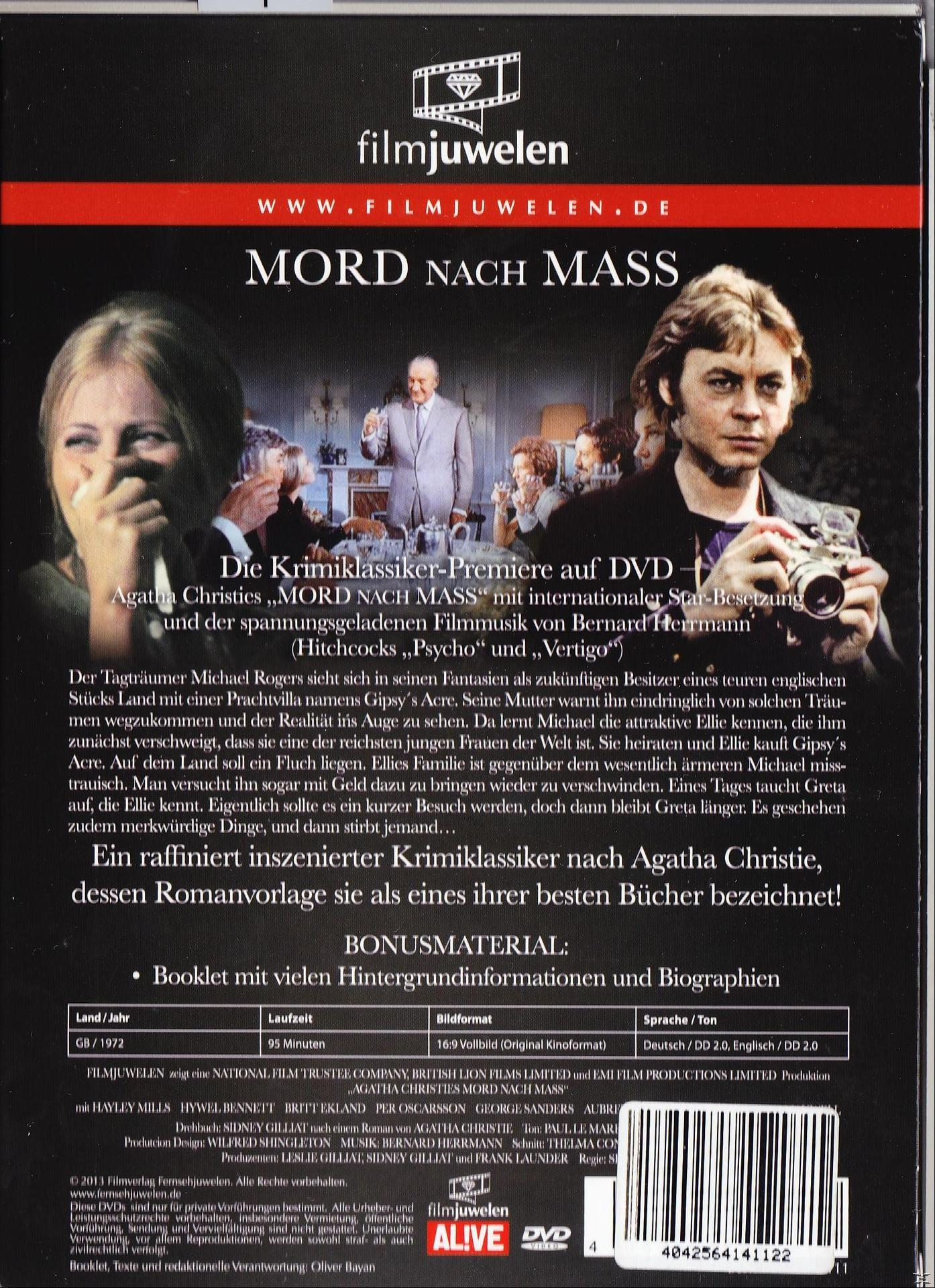 Filmcover: Menschen, Text, Mord nach Mass, filmjuwelen, deutscher Text.