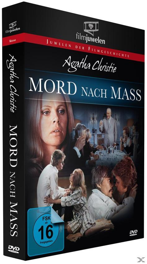 DVD-Hülle. Titel: Mord Nach Mass. Zeigt Schauspieler und Szenen aus einem Film.