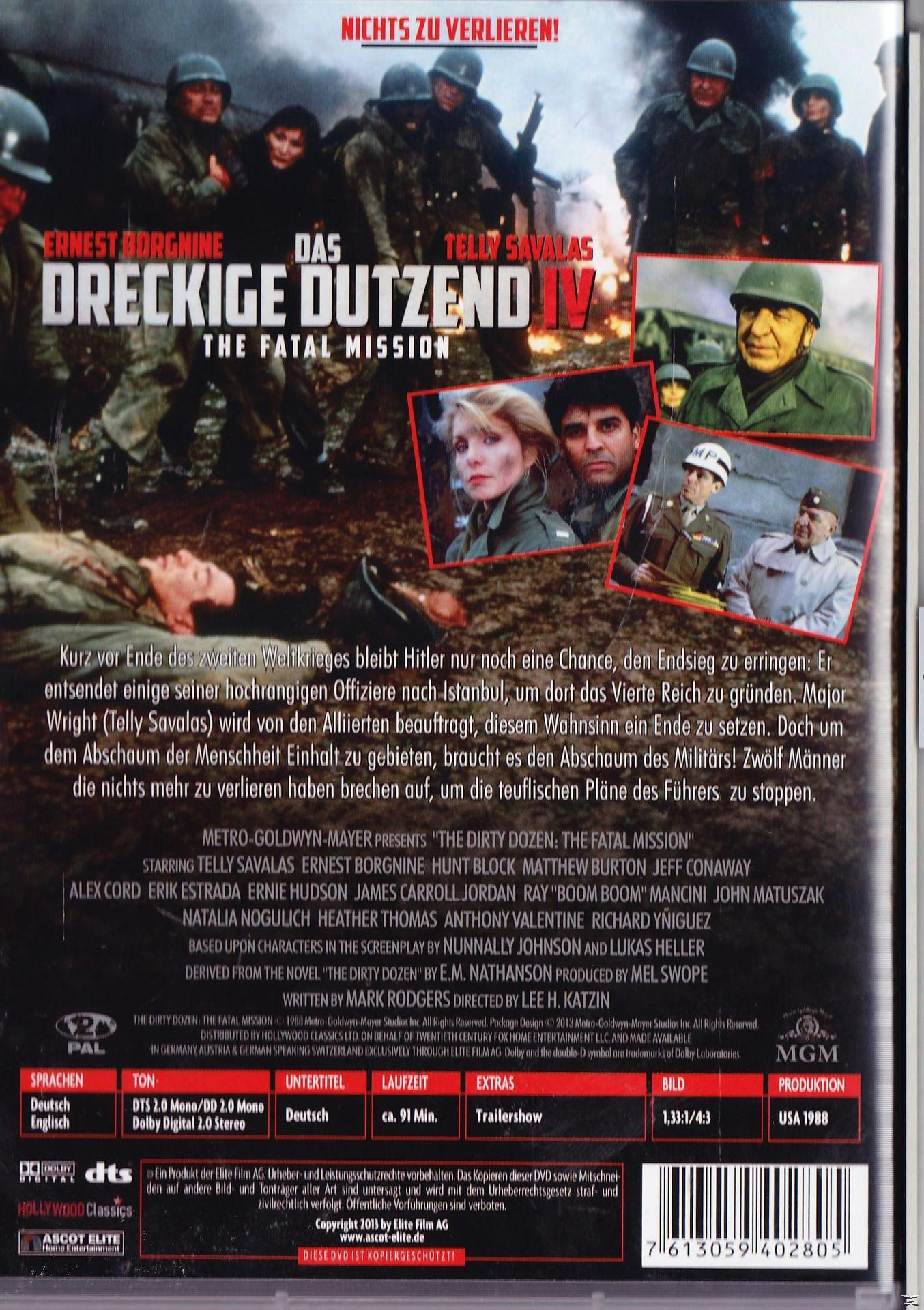 DVD-Cover. Männer in Armeeuniformen. Text auf Deutsch. Dunkle Farben.