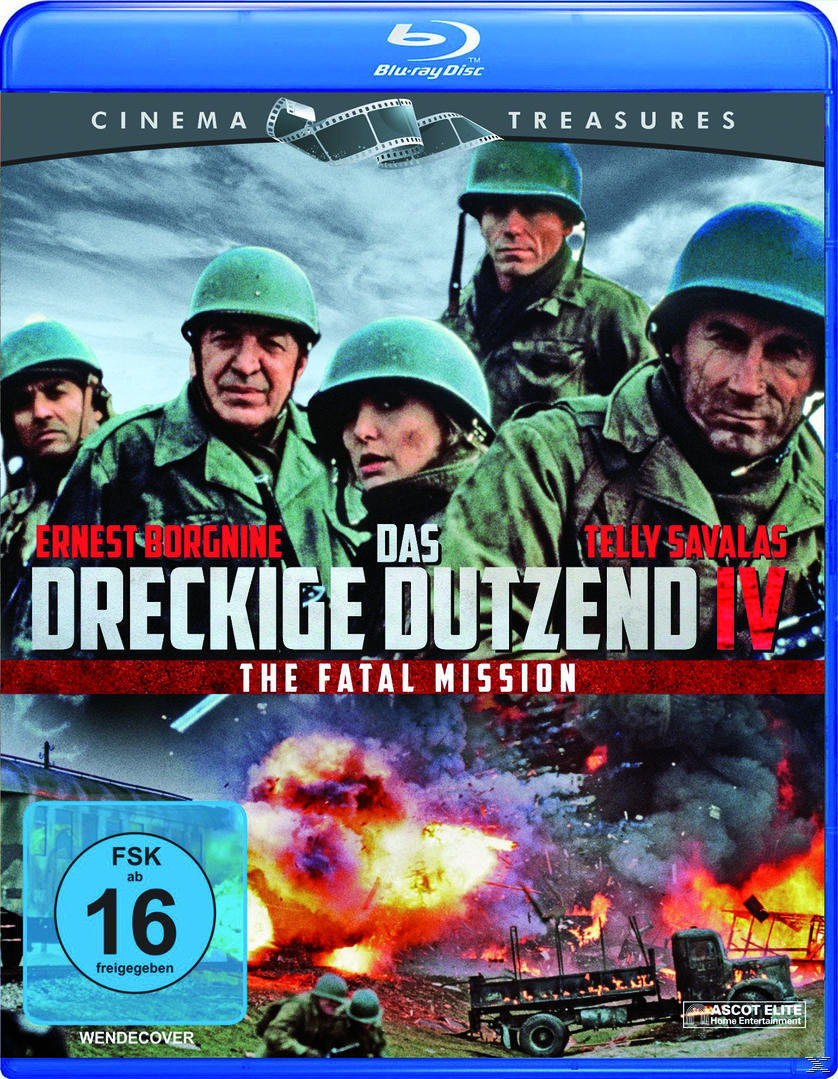 The Dirty Dozen IV DVD-Cover. Gruppe von Soldaten mit Helmen.