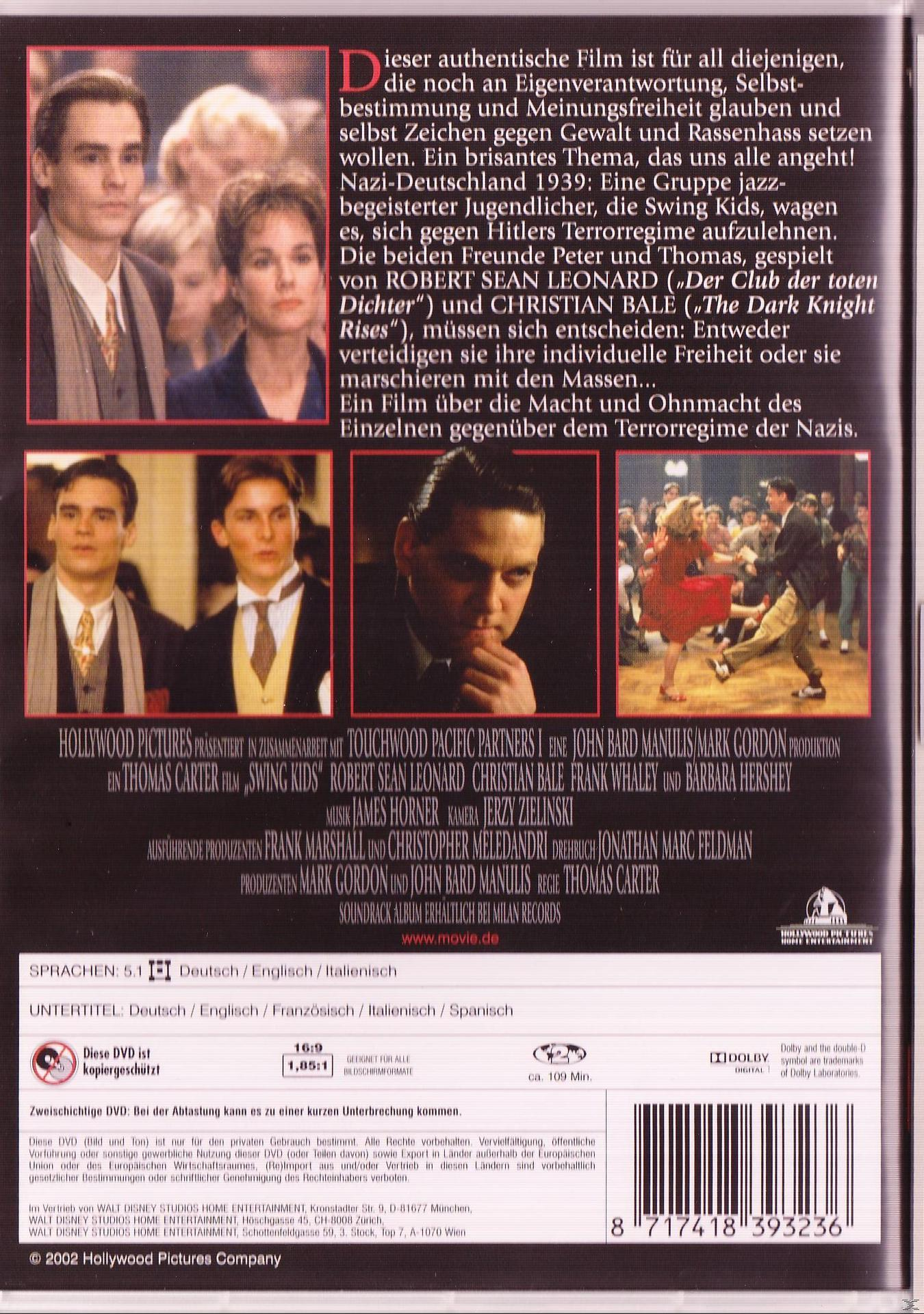 DVD-Cover: Szenen aus einem Film mit Schauspielern, einer Menschenmenge und Text über den Film.