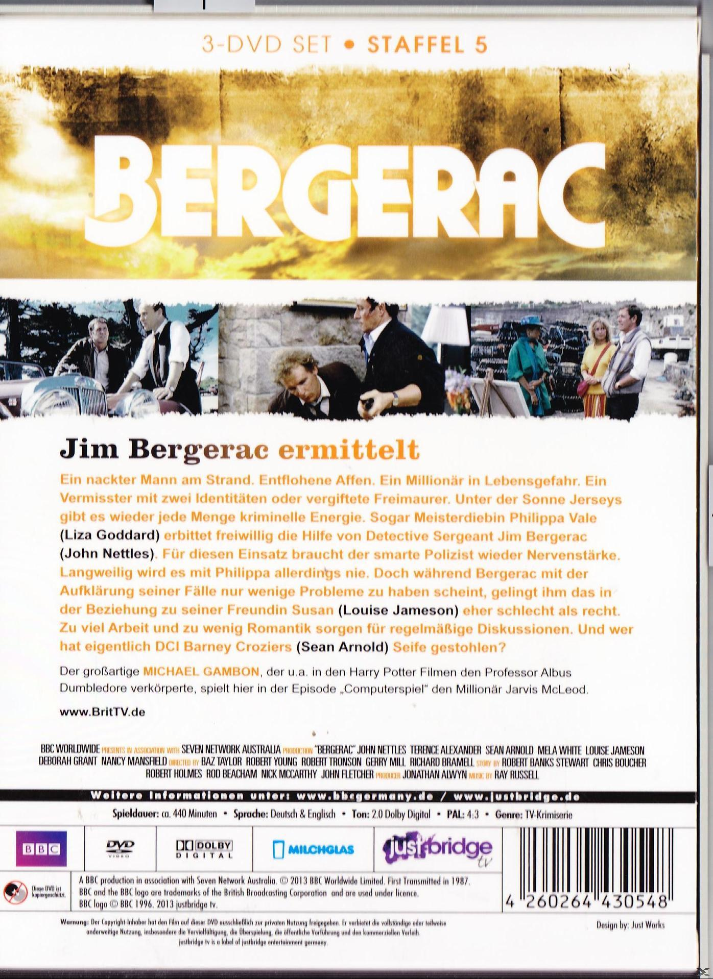 Bergerac - Jim Bergerac ermittelt - Staffel 5 DVD