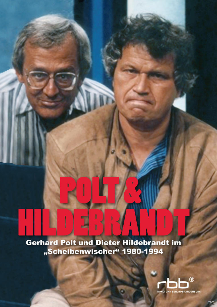 DVD-Cover von Polt & Hildebrandt. Zwei Männer vor rotem Hintergrund.