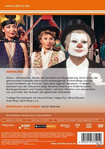 DVD-Cover mit drei als Clowns verkleideten Personen in einer Zirkusumgebung. Deutscher Text.