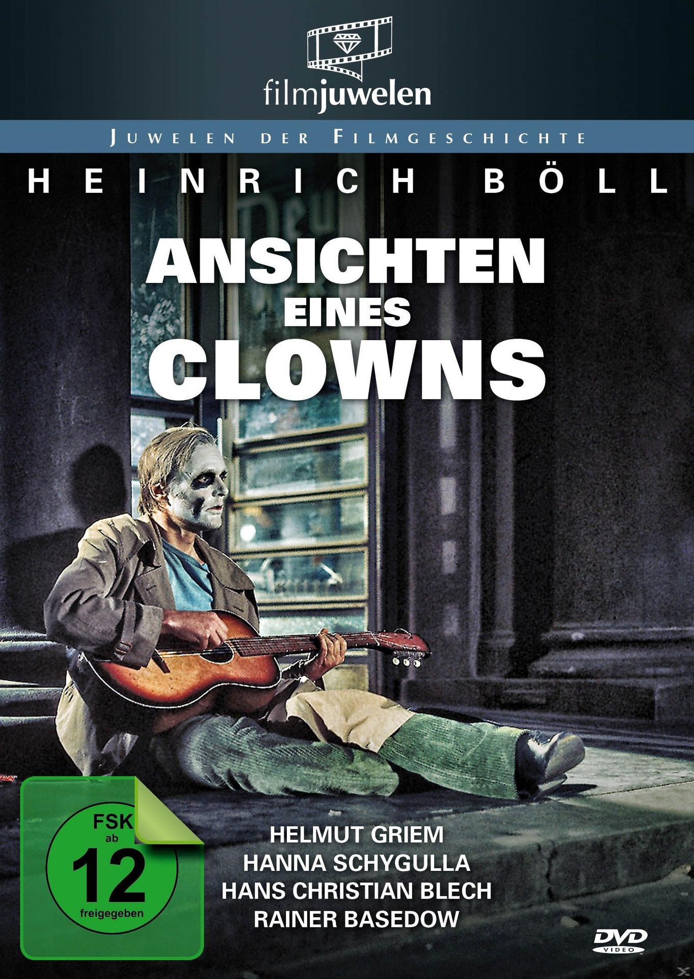 DVD-Cover mit einem Clown mit Make-up, der Gitarre spielt, Text auf Deutsch.
