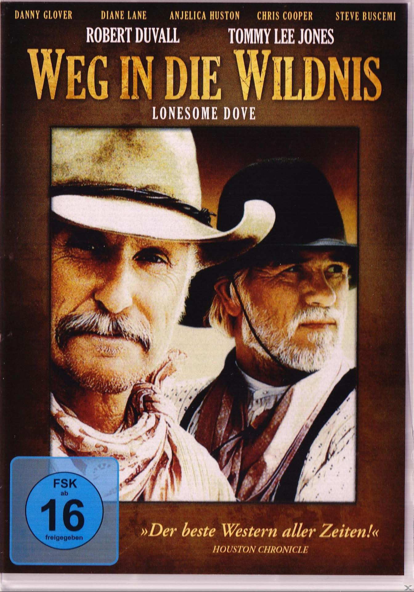 DVD-Cover von 'Lonesome Dove' mit Robert Duvall und Tommy Lee Jones mit Cowboyhüten.