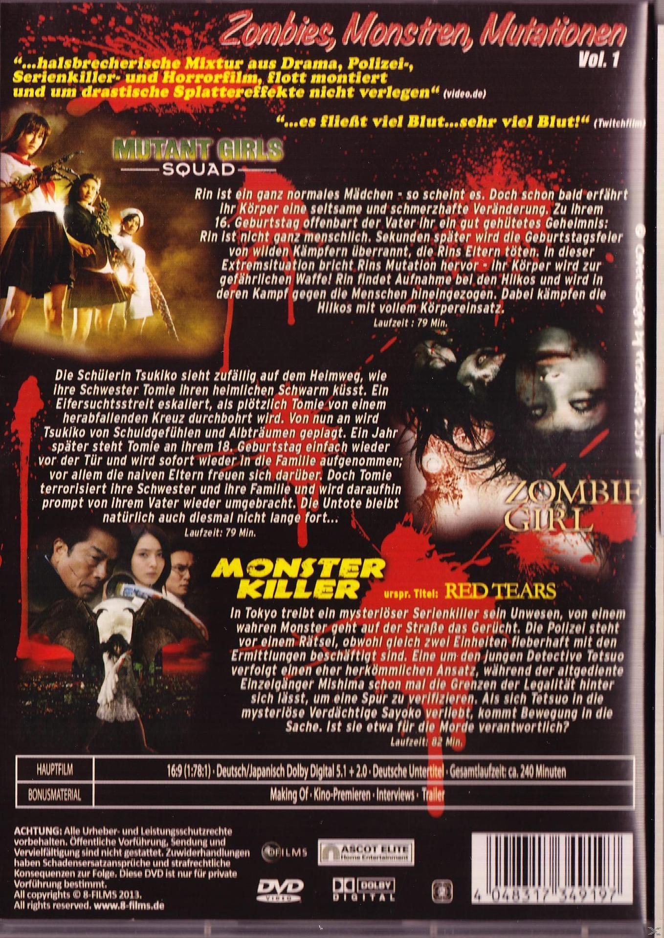 Zombies, Monstren, Mutationen Vol.1 DVD