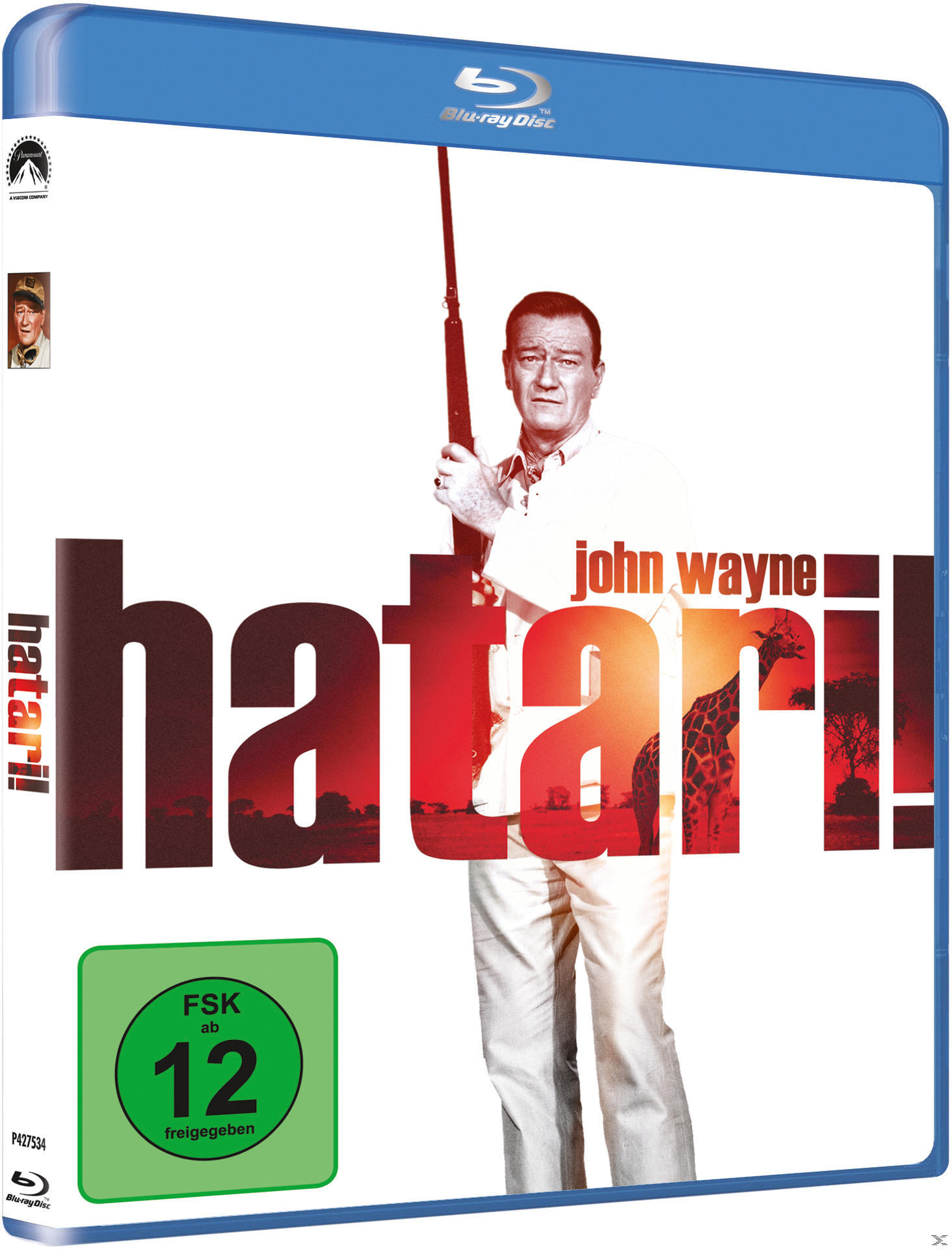 Blu-ray-Box: John Wayne mit Gewehr. Titel: Hatari!.