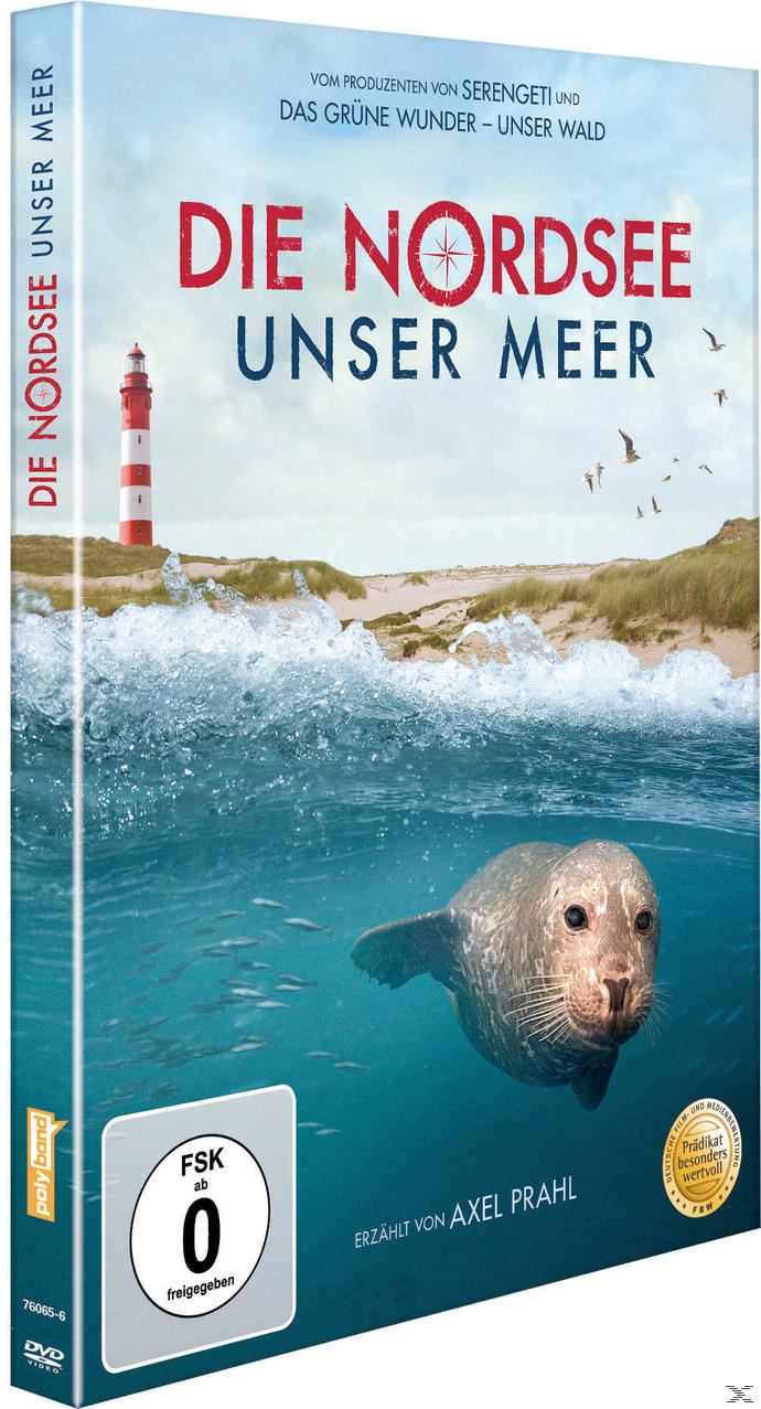 DVD-Cover mit Leuchtturm und Meer. Text auf Deutsch.
