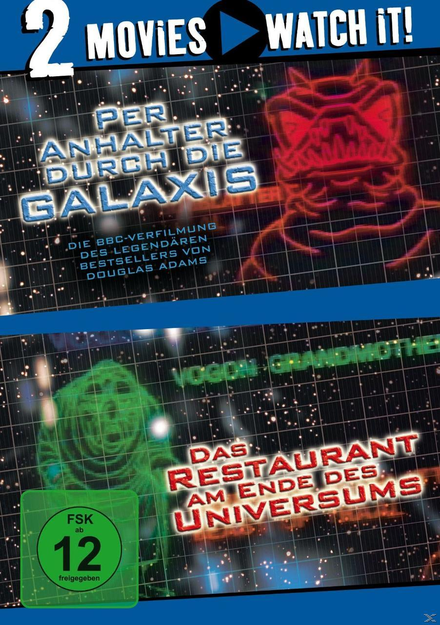 DVD-Cover: Zwei Filme mit Science-Fiction-Grafiken. Text auf Deutsch. Eine grüne FSK 12-Bewertung ist sichtbar.