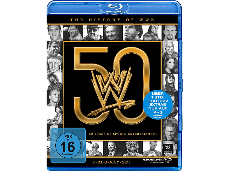 The History of WWE: 50 years of sports entertainment Blu-ray