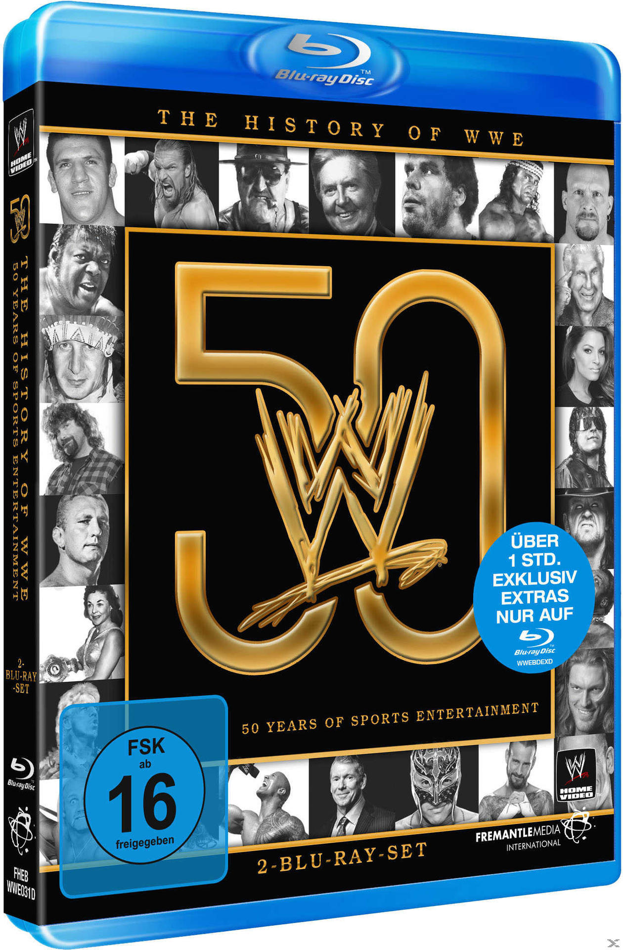 The History years entertainment 50 of sports WWE: of Blu-ray
