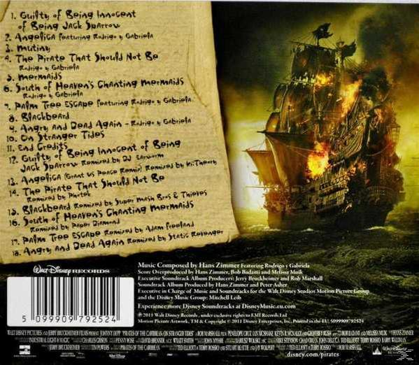 VARIOUS - Pirates Of The Caribbean: On Stranger Tides  - (CD)