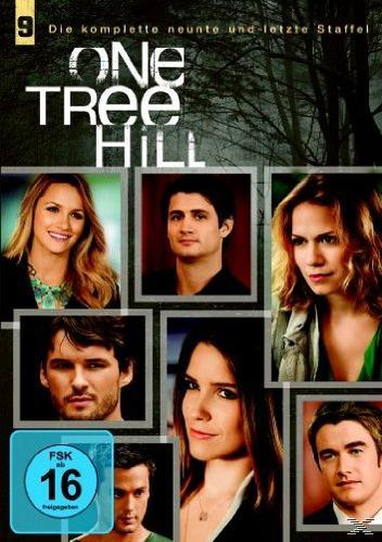 DVD-Cover für 'One Tree Hill'. Mit mehreren Schauspielern in einzelnen Rahmen. Die DVD ist für Staffel 9.
