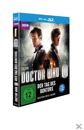 Blu-ray-Cover: Doctor Who, Der Tag des Doktors, mit Matt Smith und David Tennant.