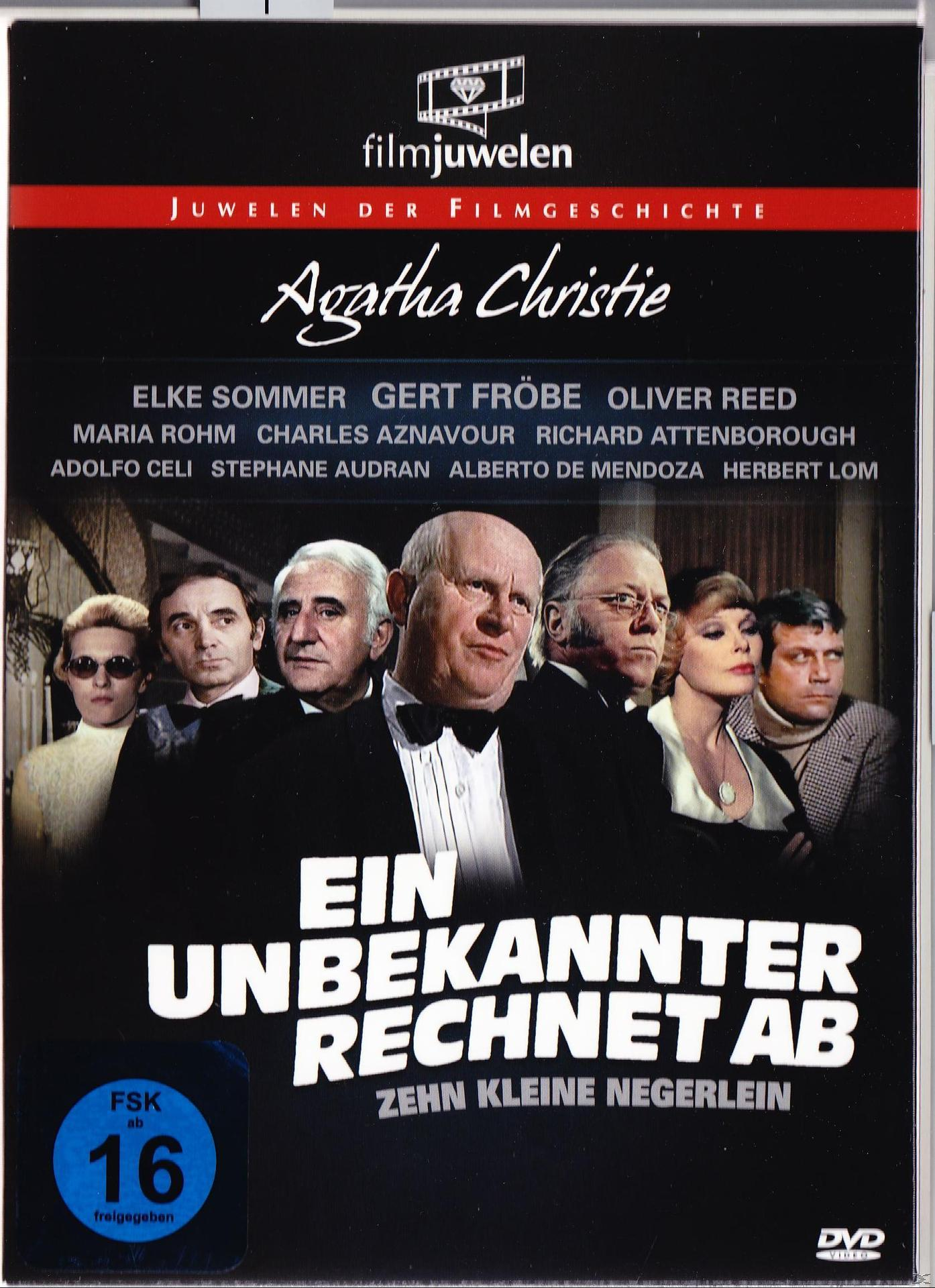 DVD-Cover: Eine Gruppe von Leuten in formeller Kleidung. Der Titel lautet 'Ein Unbekannter Rechnet Ab'.