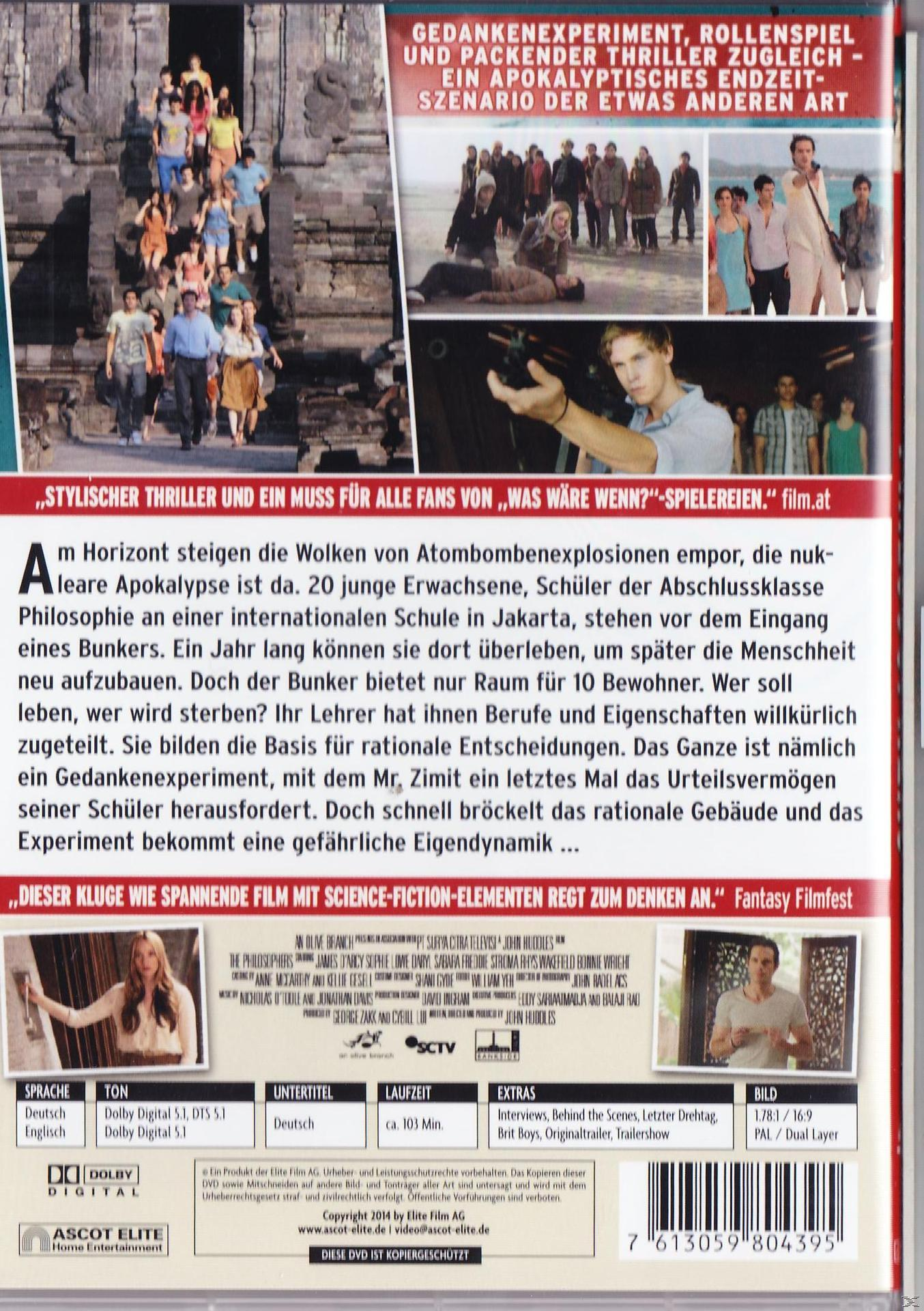 DVD-Cover mit Text auf Deutsch, Personen und einer Szene aus einem Film. Das Cover ist farbenfroh.
