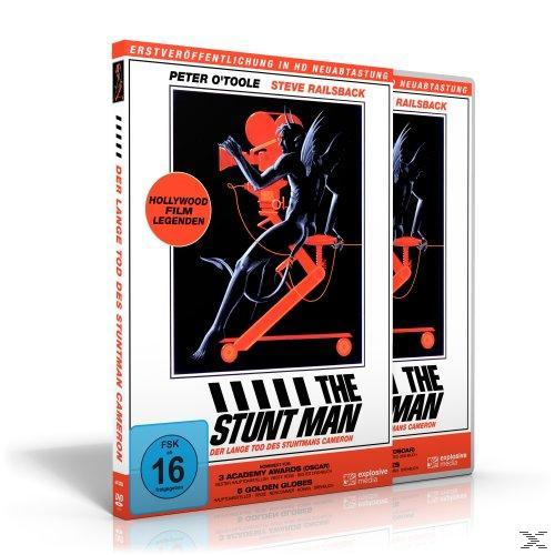 DVD-Cover. Ein Schwarz-Weiß-Bild einer Figur auf einem Roller mit dem Filmtitel.
