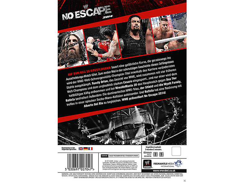 Thumbnail - No Escape 2014 - German DVD