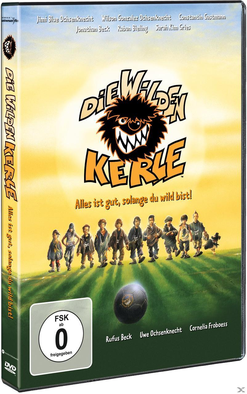DVD-Cover mit Zeichentrickfiguren, einem Titel und einer Wertungsbox, eingebettet in eine grüne Umgebung.