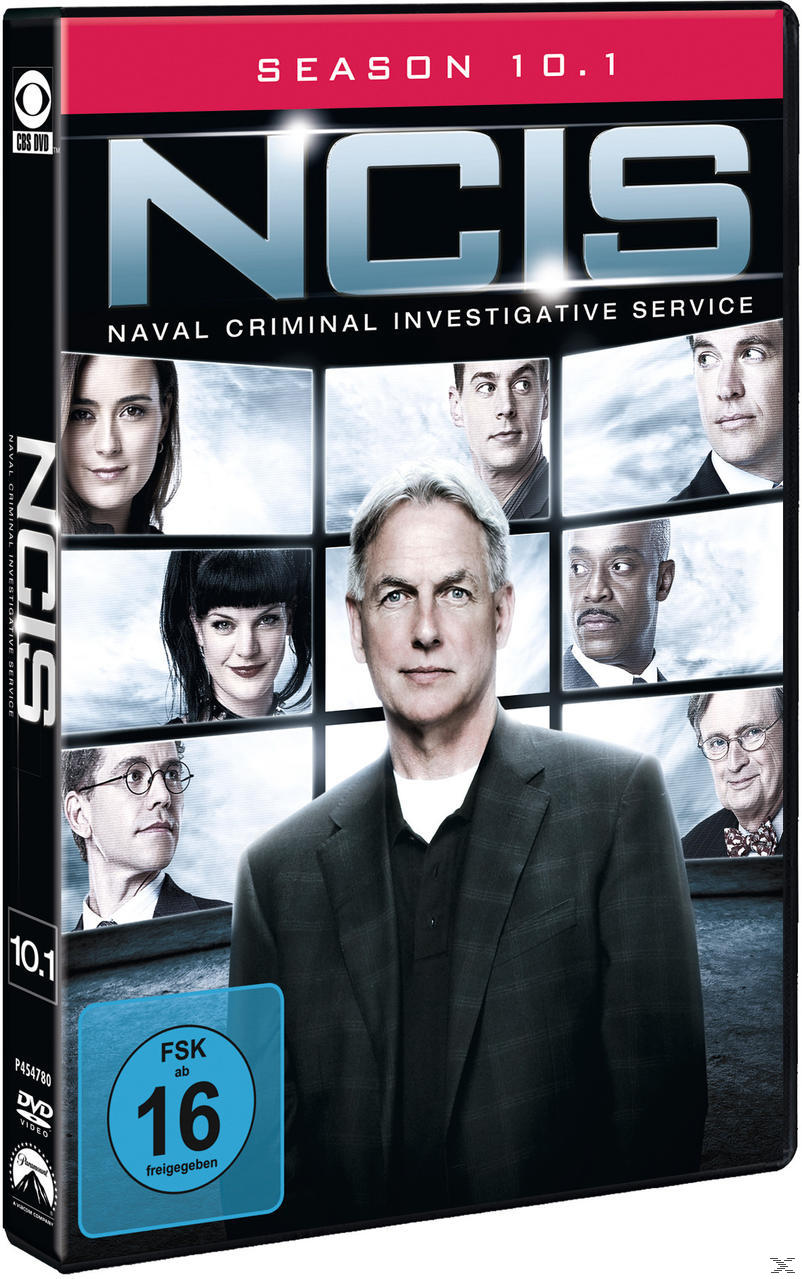 DVD-Cover der NCIS-Show mit der Besetzung und einem Bewertungsschild.