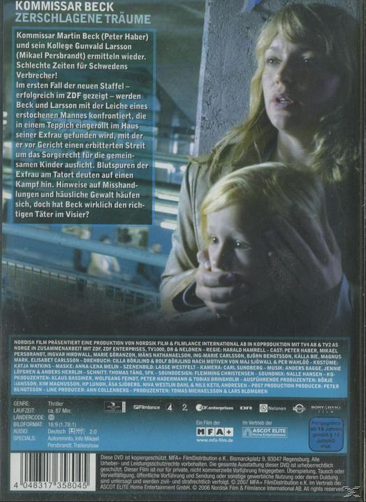 KOMMISSAR BECK 17 - ZERSCHLAGENE TRÄUME DVD