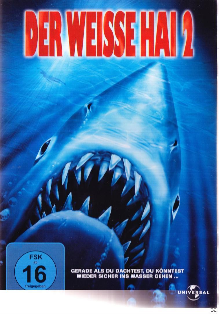 Filmposter: Hai mit offenem Maul, Titel 'Der Weisse Hai 2'.