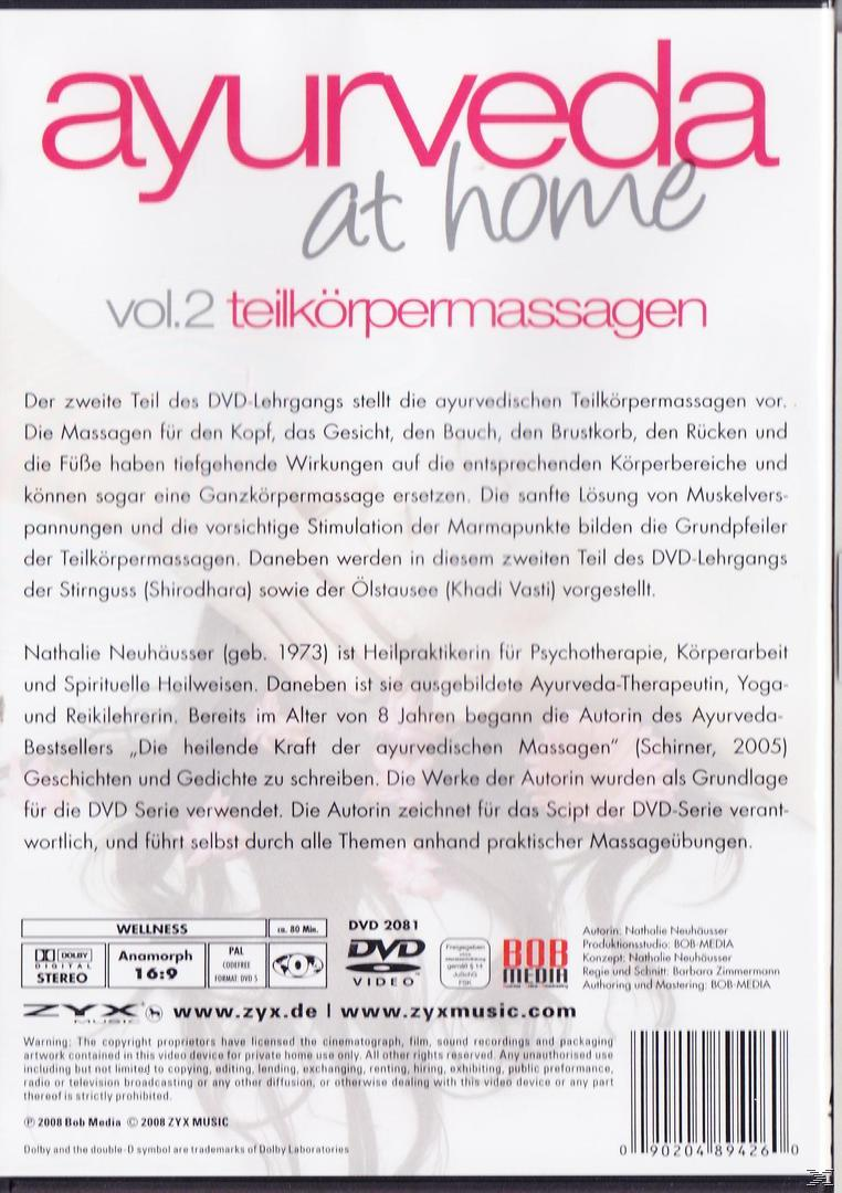 DVD Ayurveda At - Teilkörpermassagen 2 Home Vol.