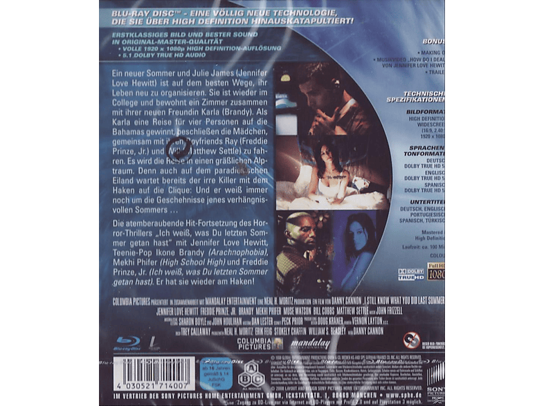 Thumbnail - Ich weiß noch immer, was Du letzten Sommer getan hast Blu-ray