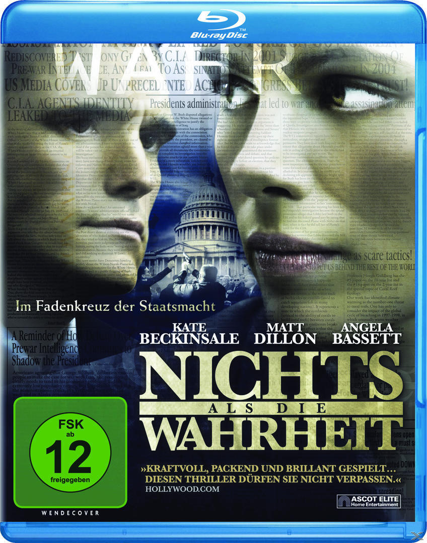 Filmposter. Zwei Personen im Hintergrund. Der Filmtitel lautet 'Nothing But the Truth'.