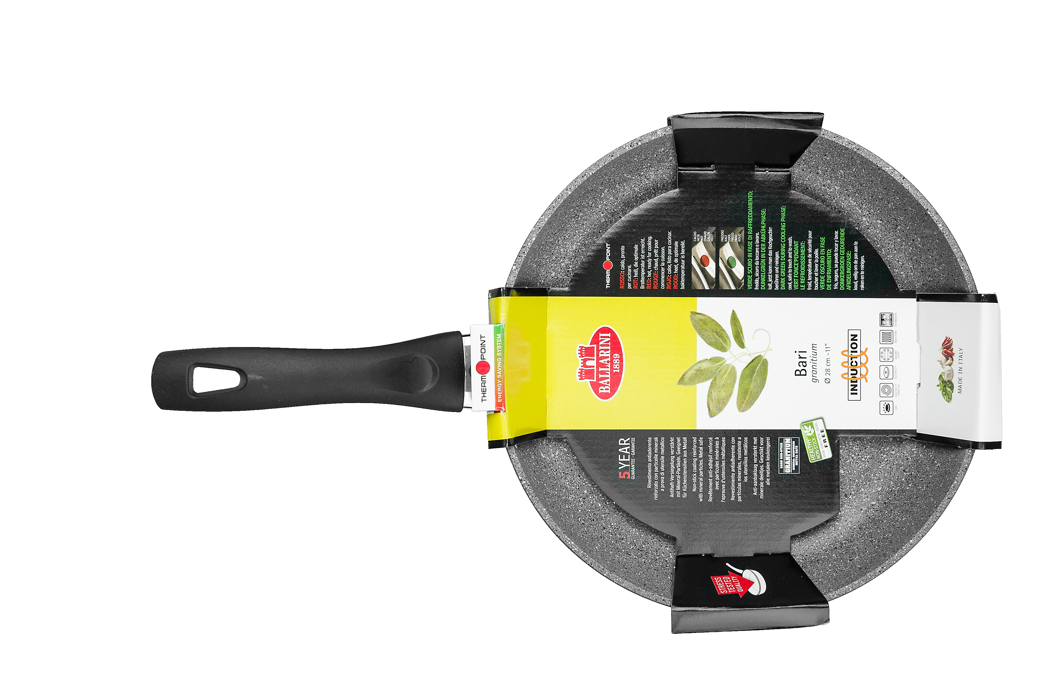 BALLARINI BA0L0.28 Bari Bratpfanne (Aluminium, Beschichtung: PTFE, 280 mm)