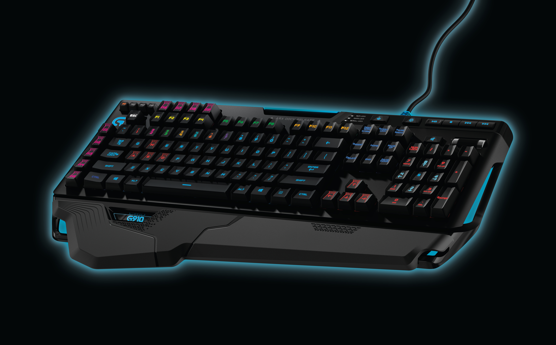 LOGITECH G910 Orion Spark, Tastatur, kabelgebunden, Schwarz