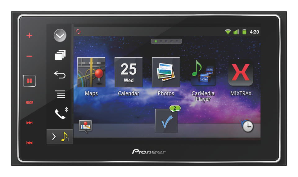 PIONEER SPH-DA120 App Radio 2 DIN (Doppel-DIN), 4 Watt