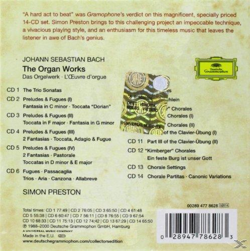 Preston Simon - The Organ Works  - (CD)