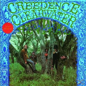 Albumcover mit der Band Creedence Clearwater Revival in einer Waldumgebung, der Titel ist oben sichtbar.
