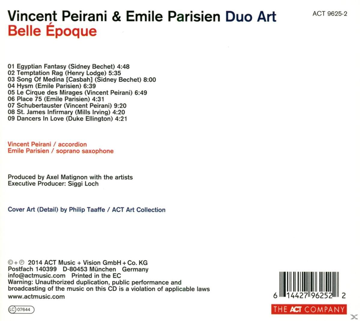 Emile Parisien, Vincent Peirani - Belle Epoque  - (CD)