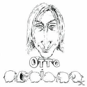 Schwarz-Weiß-Zeichnung von Otto, ein Gesicht und Elefanten.
