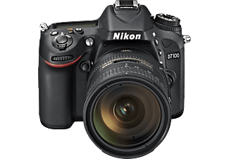 NIKON D7100 Kit Spiegelreflexkamera, 24.1 Megapixel, 18-200 mm Objektiv, Schwarz