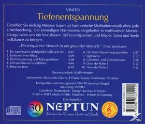 CD-Rückseite mit Titelliste und Text.