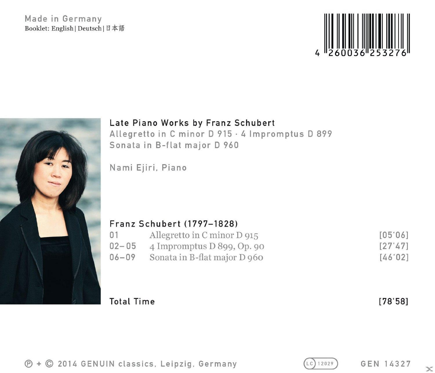 Nami Ejiri - Late Piano Works  - (CD)