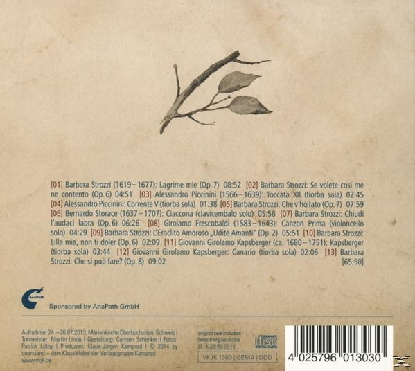 Fons Musicae - Lagrime Mie-Meine Träne  - (CD)