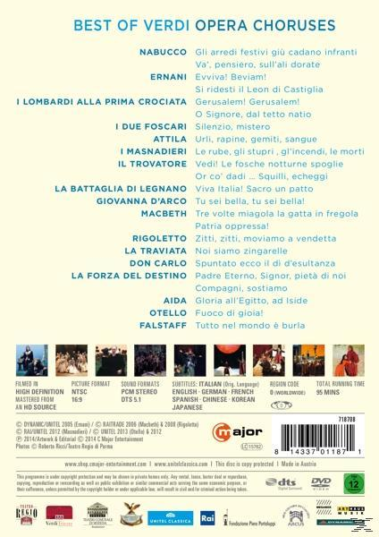 Choruses Opera - Best - Verdi VARIOUS (DVD) Of