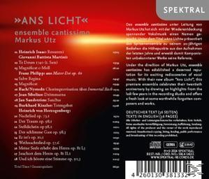 Ensemble Cantissimo, Markus Utz - Ans Licht  - (CD)