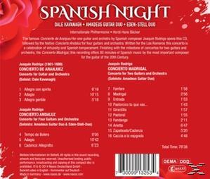 Amadeus Guitar Duo, Horst-Hans Bäcker, Joaquín Rodrigo, Dale Kavanagh - Spanish Night  - (CD)